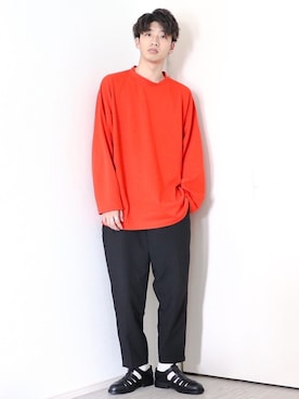 「N.HOOLYWOOD（N.ハリウッド）のアイテム（トップス）」を使った、Ryotaさん（メンズ・176cm）の春コーディネート