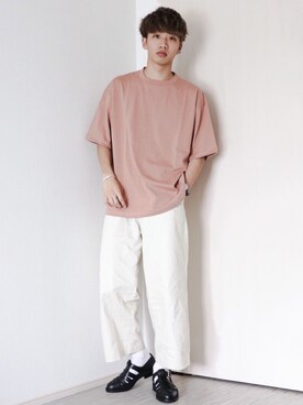 「RYO TAKASHIMA（リョウタカシマ）のアイテム（パンツ）」を使った、Ryotaさん（メンズ・176cm）の夏コーディネート