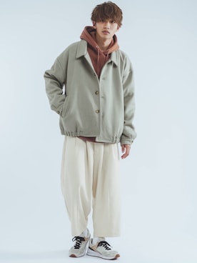 「epnok（エプノック）のアイテム（ジャケット/アウター）」を使った、Ryotaさん（メンズ・176cm）の秋コーディネート