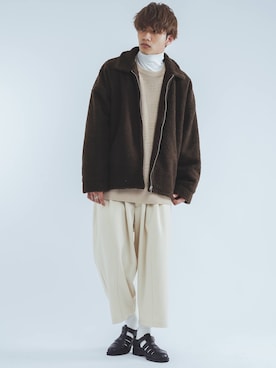 「epnok（エプノック）のアイテム（ジャケット/アウター）」を使った、Ryotaさん（メンズ・176cm）の秋コーディネート
