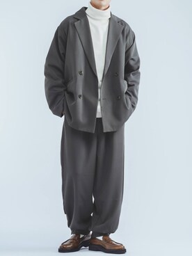 「epnok（エプノック）のアイテム（ジャケット/アウター）」を使った、Ryotaさん（メンズ・176cm）の秋コーディネート