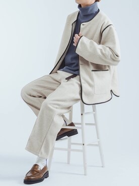 「epnok（エプノック）のアイテム（ジャケット/アウター）」を使った、Ryotaさん（メンズ・176cm）の秋コーディネート