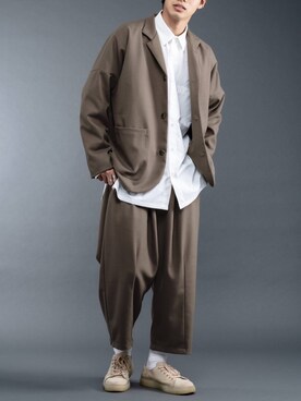 「epnok（エプノック）のアイテム（ジャケット/アウター）」を使った、Ryotaさん（メンズ・176cm）の冬コーディネート