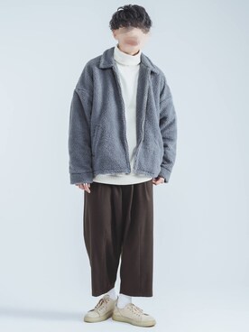 「epnok（エプノック）のアイテム（ジャケット/アウター）」を使った、Ryotaさん（メンズ・176cm）の冬コーディネート