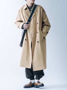 「epnok（エプノック）のアイテム（ジャケット/アウター）」を使った、Ryotaさん（メンズ・176cm）の冬コーディネート