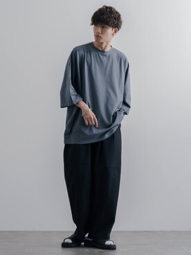 「epnok」｜「アイテム（サンダル）」を使った、Ryotaさん（メンズ・176cm）の春コーディネート