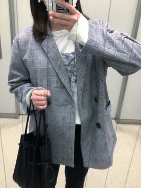 「PUBLUX（パブリュクス）のアイテム（バッグ）」を使った、コニちゃんさん（レディース・160cm）の冬コーディネート