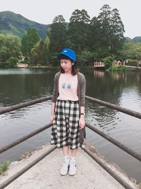 「travel」｜「アイテム（腕時計）」を使った、GREEN GREEN🇹🇼さん（レディース・162cm）の春コーディネート