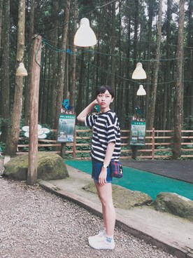 「新竹」｜GREEN GREEN🇹🇼さん（レディース・162cm）の夏コーディネート