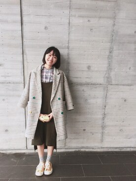 「excelsior」｜「アイテム（ジャケット/アウター）」を使った、GREEN GREEN🇹🇼さん（レディース・162cm）の冬コーディネート