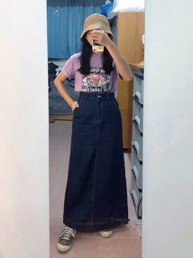 「丹寧」｜GREEN GREEN🇹🇼さん（レディース・162cm）の秋コーディネート