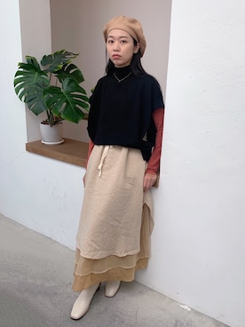 「lady」｜GREEN GREEN🇹🇼さん（レディース・162cm）の冬コーディネート