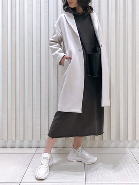 チェスターコートを使った パーカーワンピース のレディース人気ファッションコーディネート ユーザー ショップスタッフ Wear