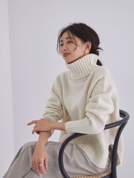 Chisato ｜ROPE'のニット/セーターを使ったコーディネート - WEAR