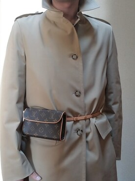 PRADA（プラダ）のステンカラーコートを使ったメンズ人気ファッション 