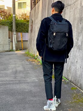 Prada プラダ の Prada Leather Trimmed Nylon Backpack バックパック リュック Wear