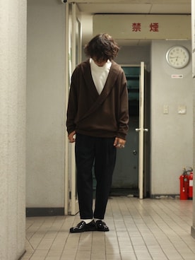 「おとなコーデ」｜「アイテム（スウェット）」を使った、lui's_yoshitaroさん（メンズ・176cm）の秋コーディネート
