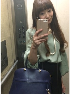 「CISOLASSE（シソーラス）のアイテム」を使った、hiromiさん（レディース・153cm）の冬コーディネート