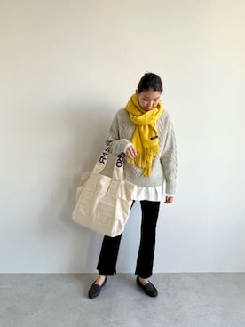 「ニット/セーター」｜ogaさん（レディース・168cm）の秋コーディネート