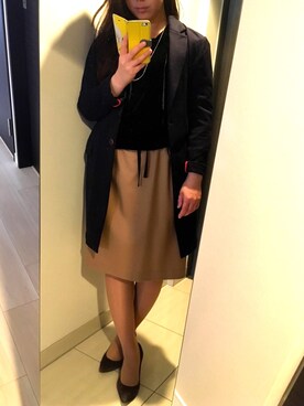 「STRAWBERRY-FIELDS（ストロベリーフィールズ）のアイテム（シューズ）」を使った、Seikoさん（レディース・152cm）の春コーディネート