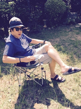 EI-SUKEさん（メンズ・180cm）の夏コーディネート