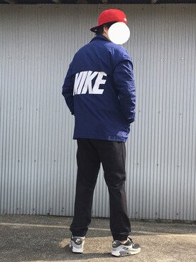 「アイテム（その他アウター、ブルー系）」を使った、EI-SUKEさん（メンズ・180cm）の冬コーディネート