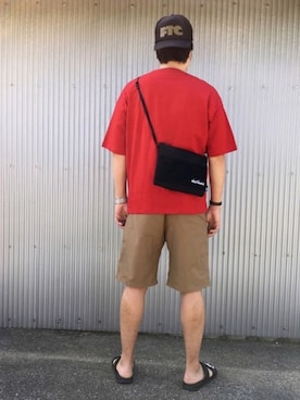 「FTC（エフティーシー）のアイテム（キャップ）」を使った、EI-SUKEさん（メンズ・180cm）の春コーディネート
