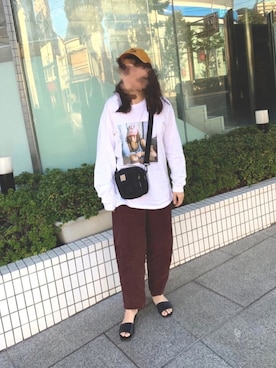 「united arrows」｜「アイテム（キャップ）」を使った、みさん（レディース・158cm）の秋コーディネート