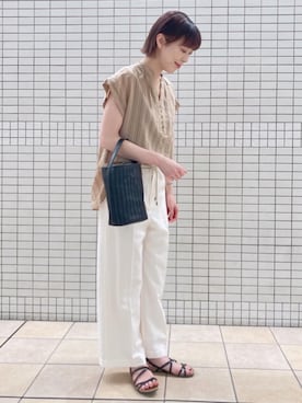 「【全社タグに統合】Relax」｜yuuさん（レディース・166cm）の春コーディネート