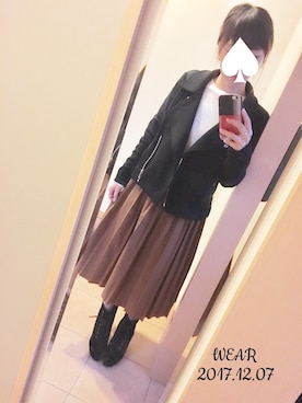 S*さん（レディース・149cm）の冬コーディネート