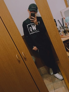 「TOMMY HILFIGER（トミーヒルフィガー）のアイテム（キャップ）」を使った、yokota3969さん（メンズ・170cm）の秋コーディネート