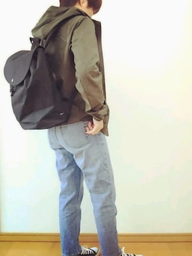 「Boisson Chocolat（ボワソンショコラ）のアイテム」を使った、r。さん（レディース・157cm）の春コーディネート