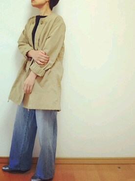 r。さん(レディース・157cm)の春コーディネート