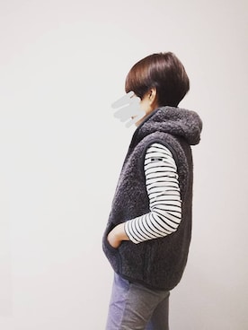 r。さん（レディース・157cm）の冬コーディネート