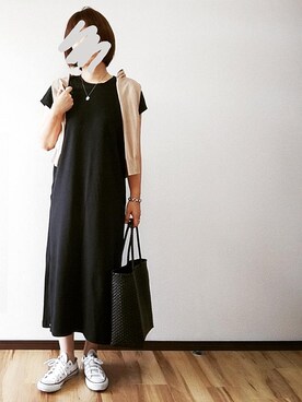 「アイテム（ピアス（両耳用））」を使った、r。さん（レディース・157cm・40代）の秋コーディネート