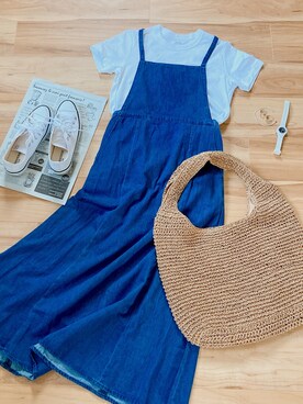 r。さん（レディース・157cm）の夏コーディネート