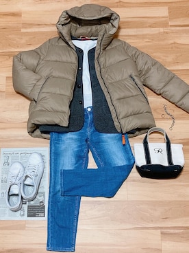 r。さん（レディース・157cm）の冬コーディネート