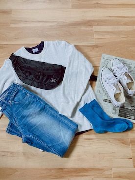 r。さん(レディース・157cm)の春コーディネート