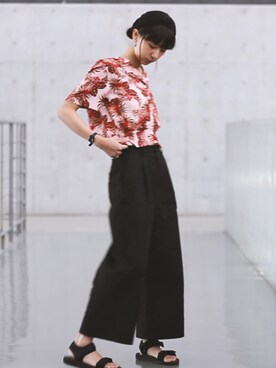 「キムジョーンズ」｜ユキさん（レディース・158cm）の夏コーディネート