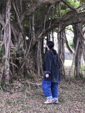 やぎ子さん（レディース・157cm）の冬コーディネート