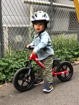 HARUSUSさん（キッズ・90cm）の夏コーディネート