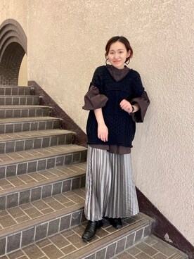 mari.kana_lemageさん（レディース・150cm）の冬コーディネート