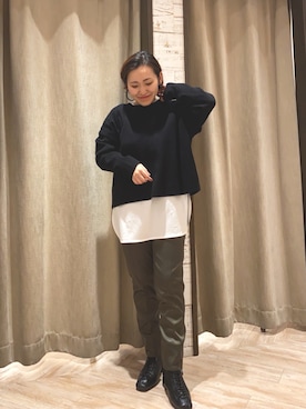 mari.kana_lemageさん（レディース・150cm）の冬コーディネート