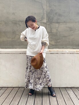「春めきシューズ」｜「アイテム（シャツワンピース）」を使った、mari.kana_lemageさん（レディース・150cm）の春コーディネート