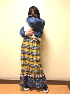 「AnaheimFactory」｜miiiyukiさん（レディース・157cm）の春コーディネート