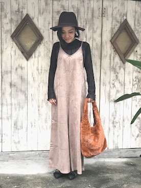 「OVoVO（オーヴォ）のアイテム」を使った、Akiさん（レディース・153cm）の秋コーディネート