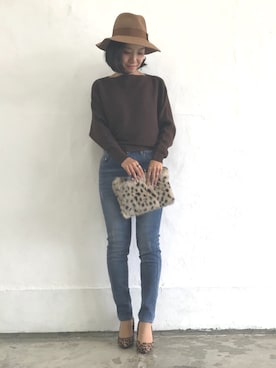 「旅行」｜Akiさん（レディース・153cm）の秋コーディネート