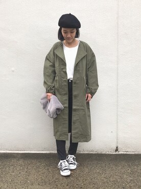 「OVoVO（オーヴォ）のアイテム」を使った、Akiさん（レディース・153cm）の秋コーディネート