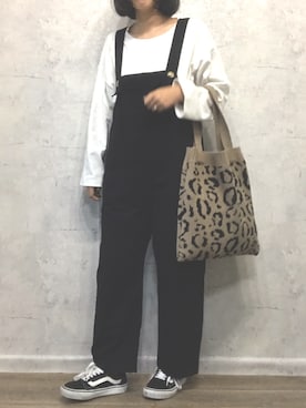 「OVoVO（オーヴォ）のアイテム」を使った、Akiさん（レディース・153cm）の秋コーディネート