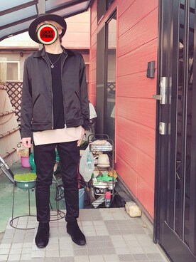 森田さん（メンズ・170cm）の春コーディネート